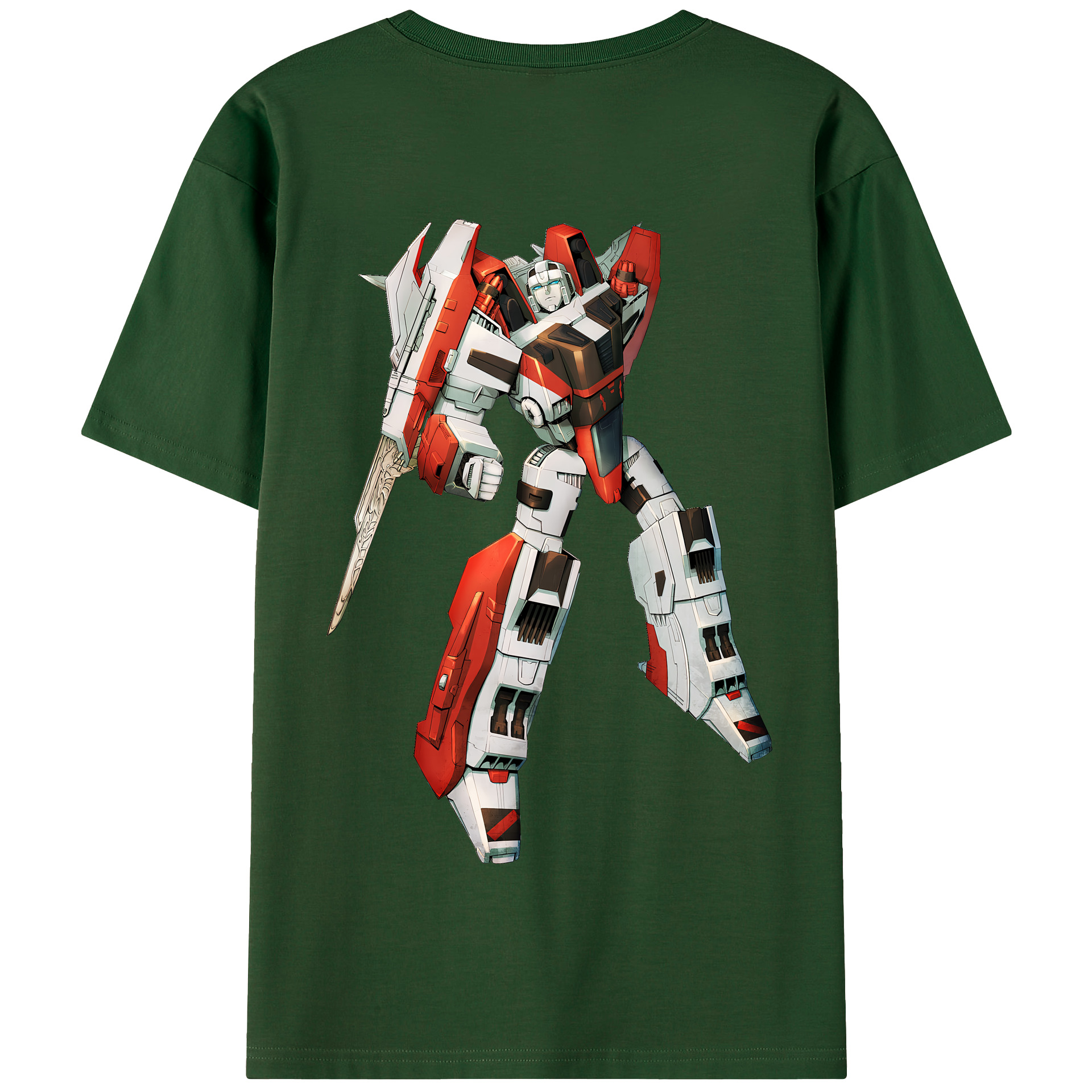 （画像用） Transformers トランスフォーマー 綿100％半袖Tシャツ（背面プリント）
